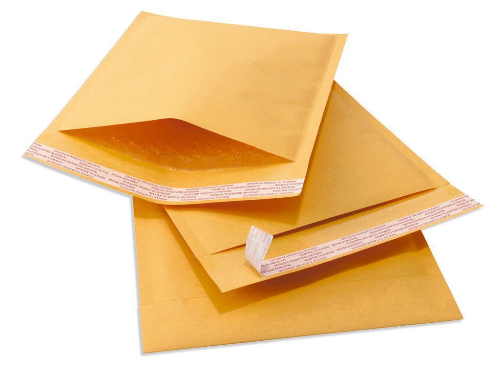 Kraft padded mailer envelopes