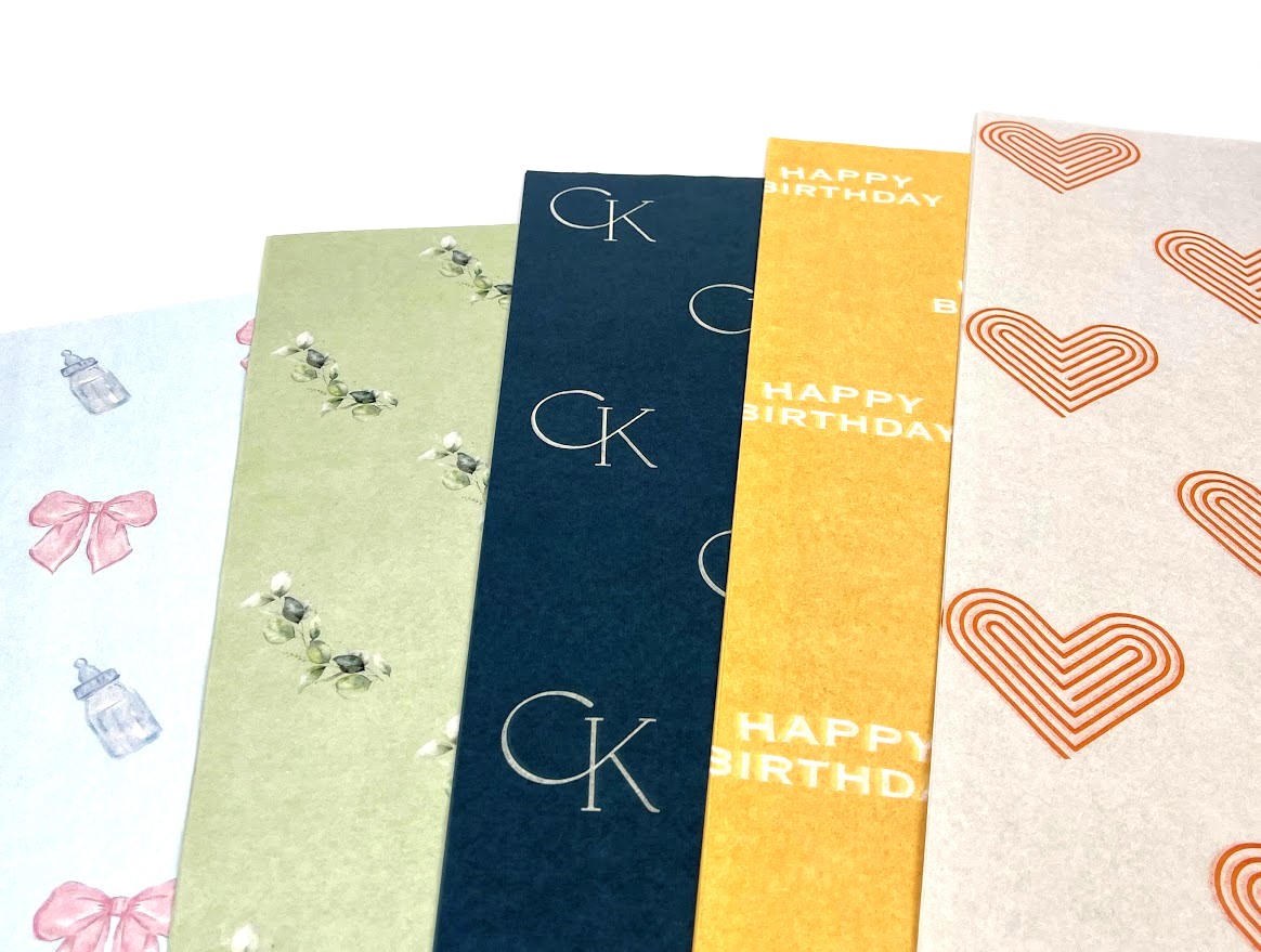 Printed tissue paper